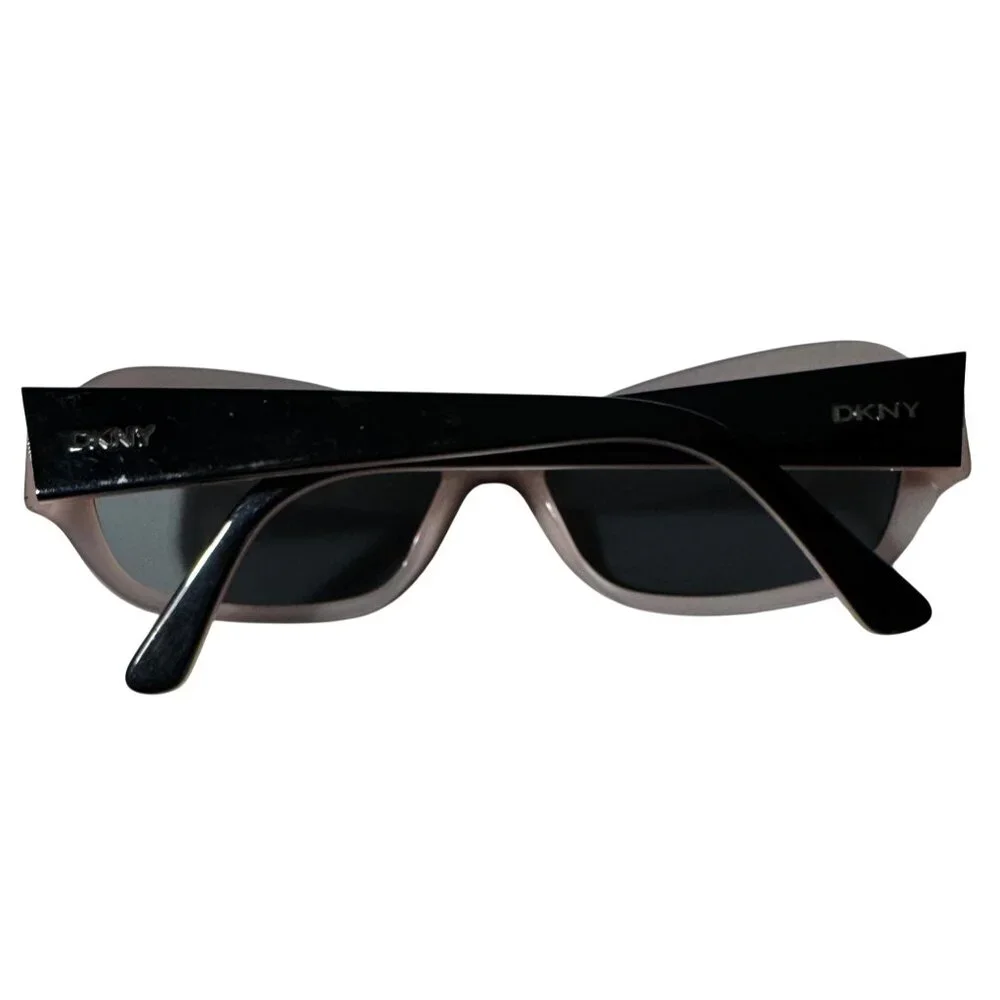 DKNY Womens Eyeglasses DY4009 54-16 130 FRAME ONLY Black & Pink Rectangle Italy - Picture 2 of 12